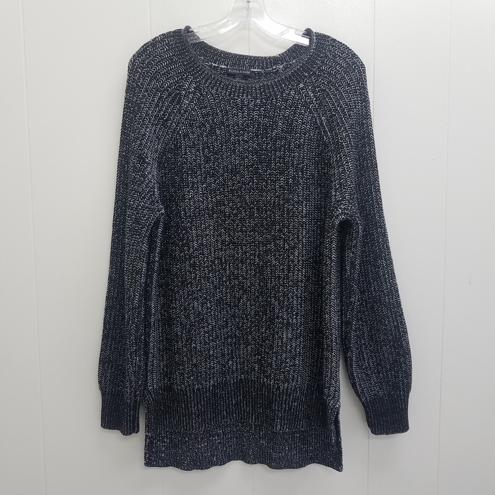 Eileen Fisher Marled Raglan Sweater